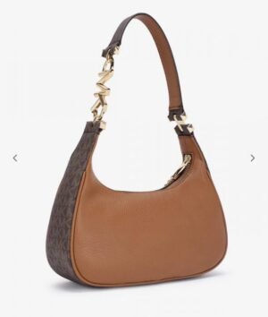 michael kors piper baguette with chain accent with box 377