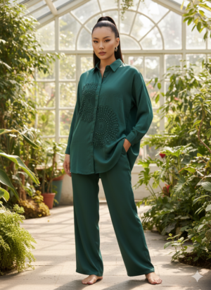 Elegant look Flower design co-ord set
