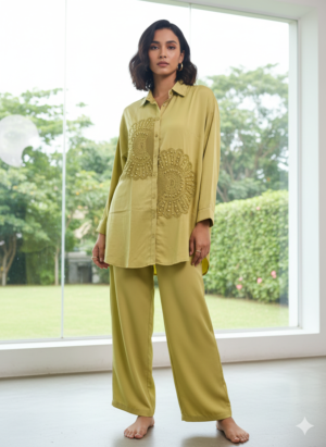 Elegant look Flower design co-ord set